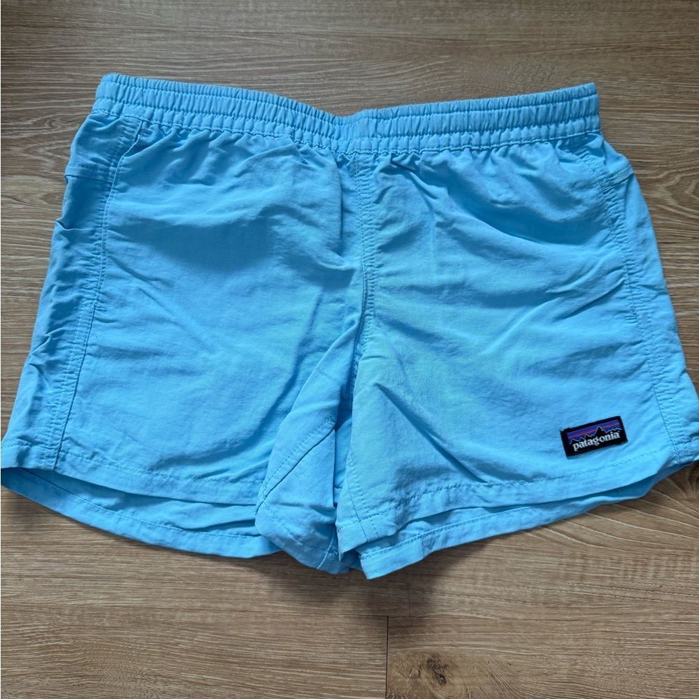 Patagonia Blue Athletic Shorts Lightweight Quick-Drying